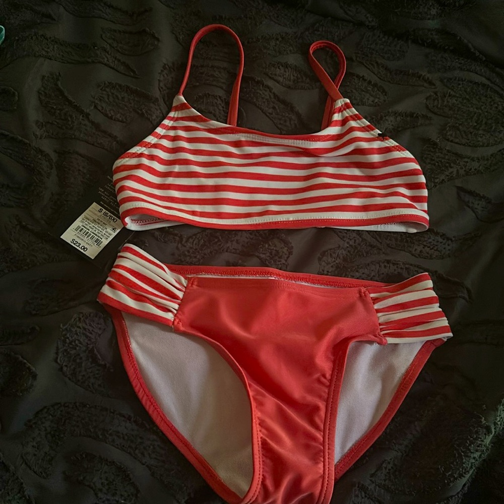 Brand New Coral Girls' Swimsuit